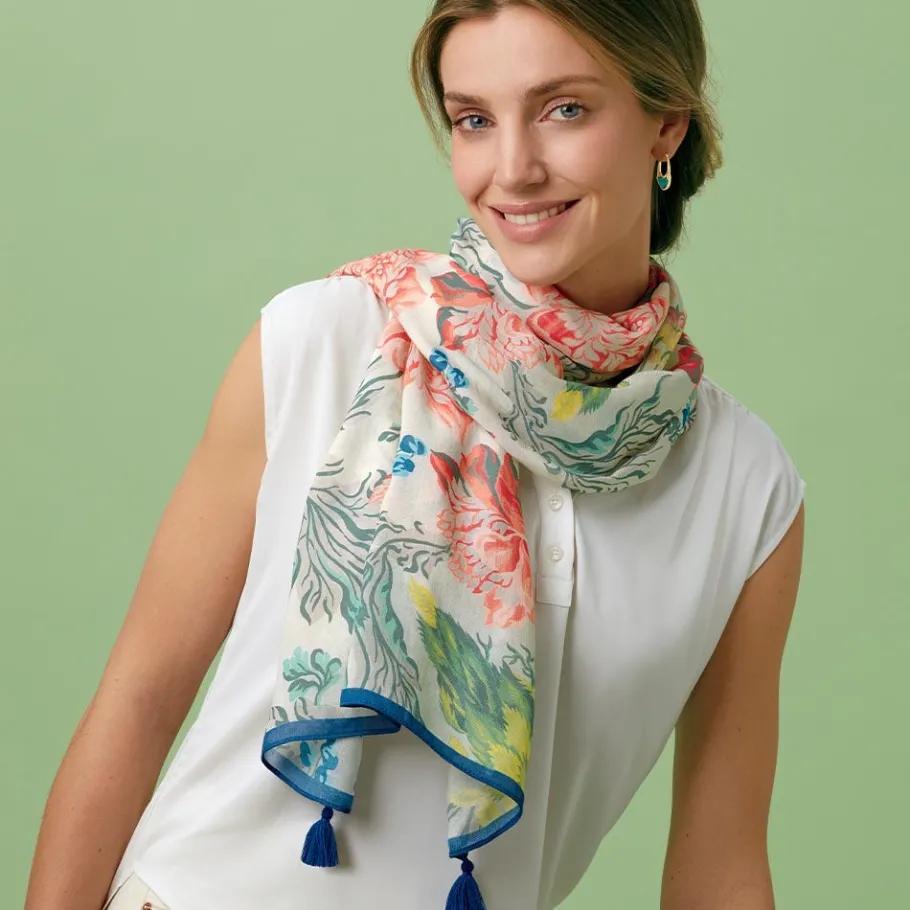 The Met Store European Floral Shawl* Scarves & Wraps