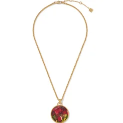 The Met Store Favrile Tulip Enamel Pendant Necklace* Necklaces