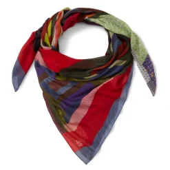The Met Store Gee's Bend Pettway Quilt Design Oblong Silk Scarf* Scarves & Wraps