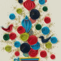 The Met Store Golden Christmas Tree Quilled Holiday Card* Holiday Cards