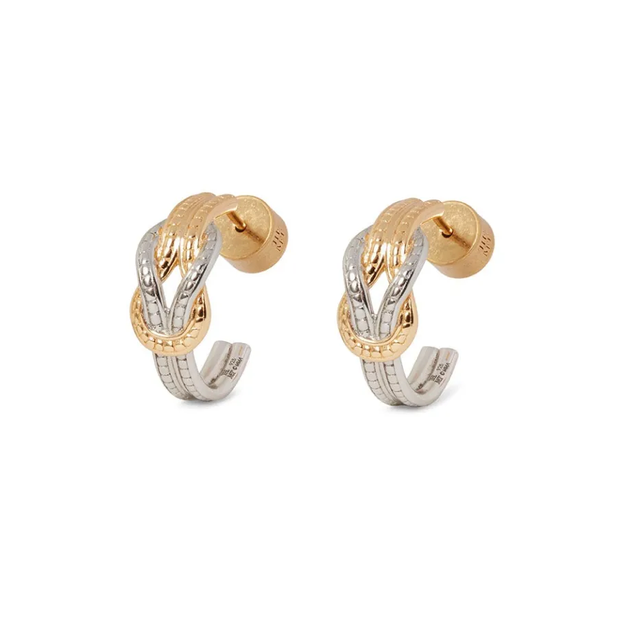 The Met Store Herakles Knot Hoop Earrings* Earrings