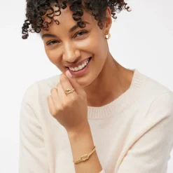 The Met Store Herakles Knot Hoop Earrings* Earrings