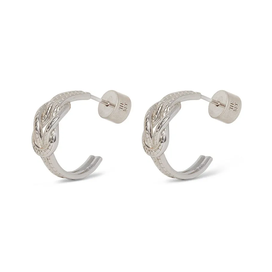 The Met Store Herakles Knot Hoop Earrings* Earrings
