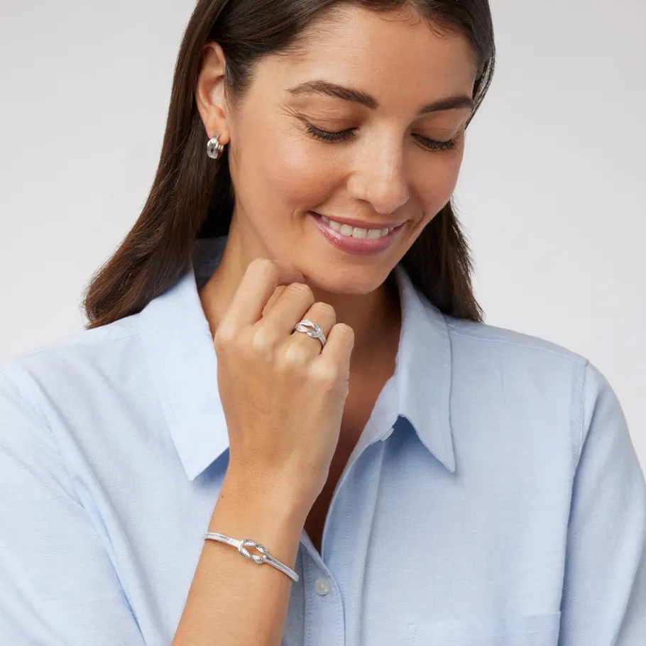 The Met Store Herakles Knot Hoop Earrings* Earrings