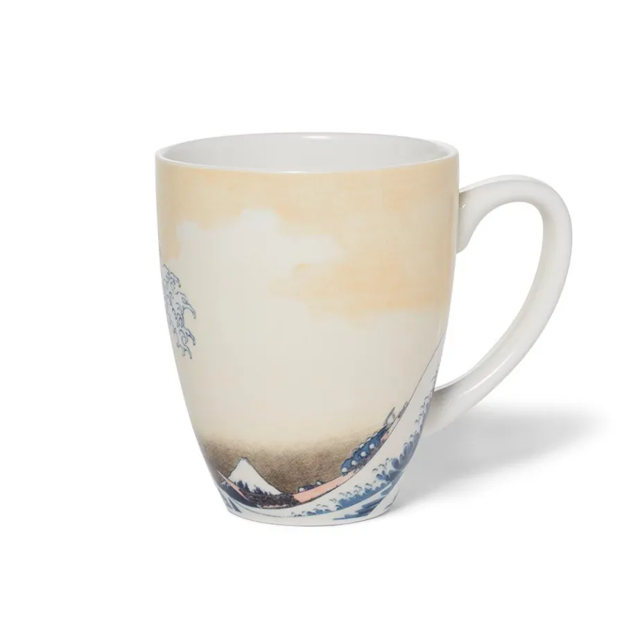 The Met Store Hokusai Great Wave Covered Mug with Tea Infuser* Tableware