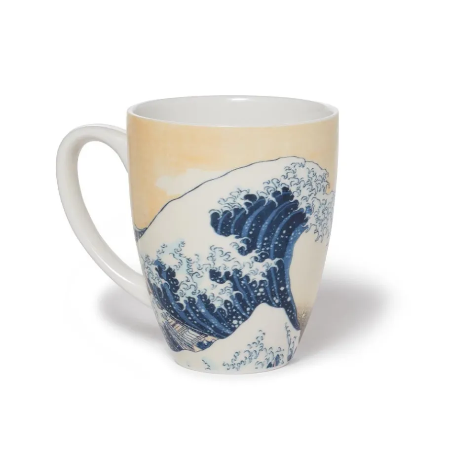 The Met Store Hokusai Great Wave Covered Mug with Tea Infuser* Tableware