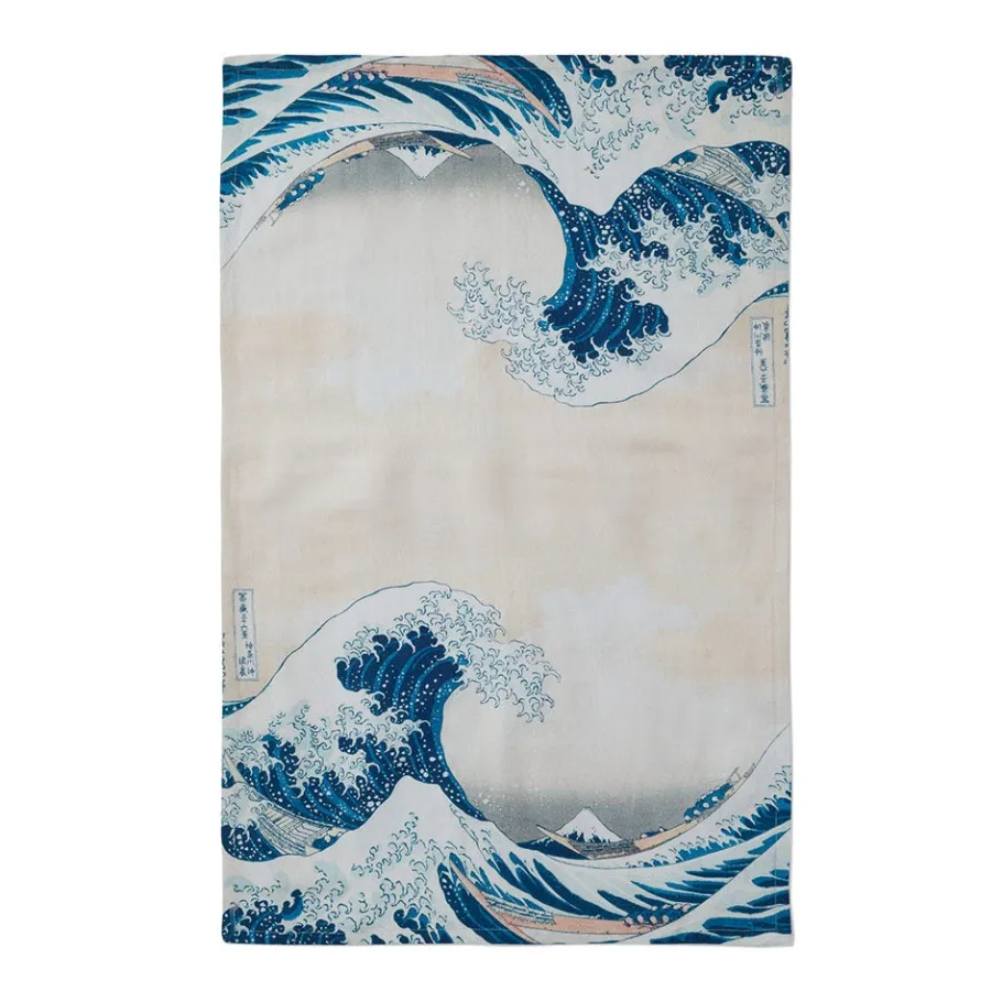 The Met Store Hokusai Great Wave Tea Towel* Decorative Accents