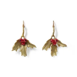 The Met Store Holly Berry Jade Drop Earrings* Earrings