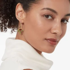 The Met Store Holly Berry Jade Drop Earrings* Earrings