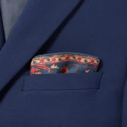The Met Store Iranian Vase Carpet Silk Pocket Square* Small Accessories