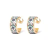 The Met Store Iznik Cintamani Enamel Hoop Earrings* Earrings