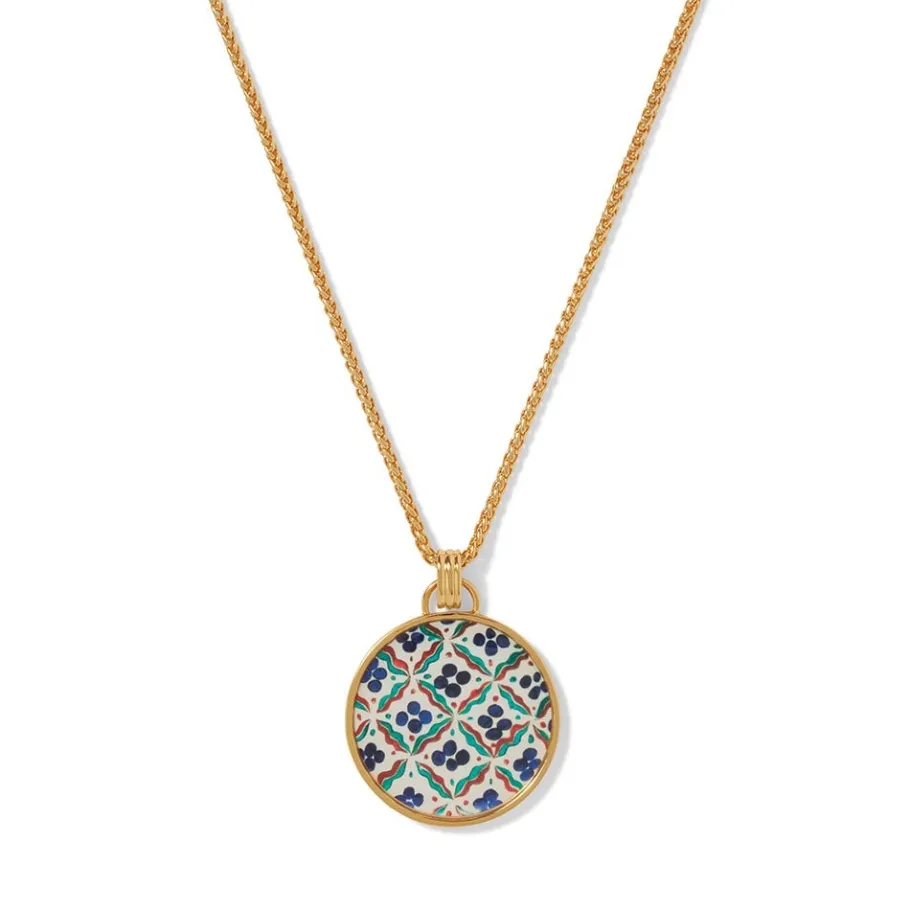 The Met Store Iznik Cintamani Enamel Pendant Necklace* Necklaces