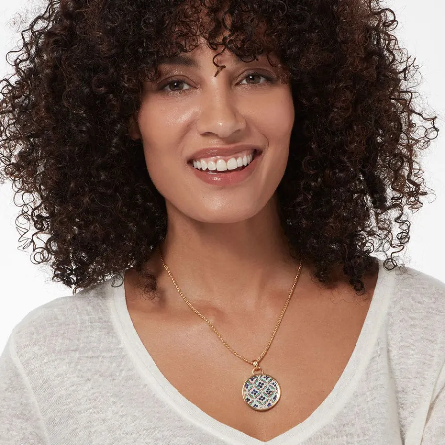 The Met Store Iznik Cintamani Enamel Pendant Necklace* Necklaces