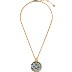 The Met Store Iznik Cintamani Enamel Pendant Necklace* Necklaces