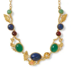 The Met Store Japanese Imari Collar Necklace and Linear Drop Earrings Set* Jewelry Sets
