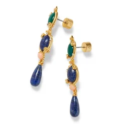 The Met Store Japanese Imari Linear Drop Earrings* Earrings