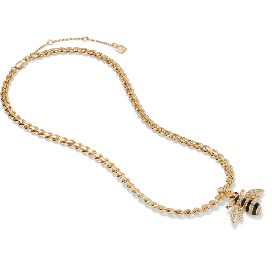 The Met Store Jeweled Bee Pendant Necklace* Necklaces
