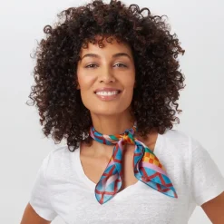 The Met Store Johnson Three Children Silk Neckerchief* Scarves & Wraps