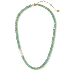 The Met Store Karavas Gems Aventurine Beaded Necklace* Necklaces