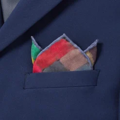 The Met Store Klee May Picture Silk Pocket Square* Small Accessories
