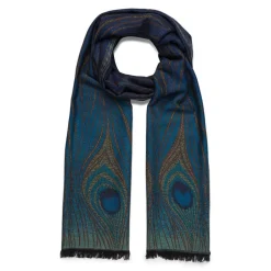 The Met Store Louis C. Tiffany Peacock Feather Wool-Blend Shawl* Scarves & Wraps