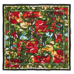 The Met Store Louis C. Tiffany Peonies Silk Neckerchief* Scarves & Wraps
