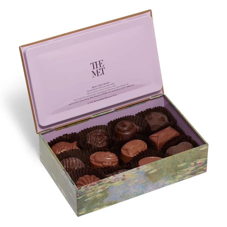 The Met Store Louis Sherry Monet Water Lilies 12-Piece Chocolate Tin* Tableware