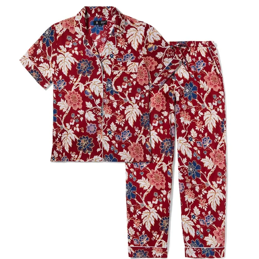 The Met Store Lyon Floral Cotton Women's Pajamas* Clothing