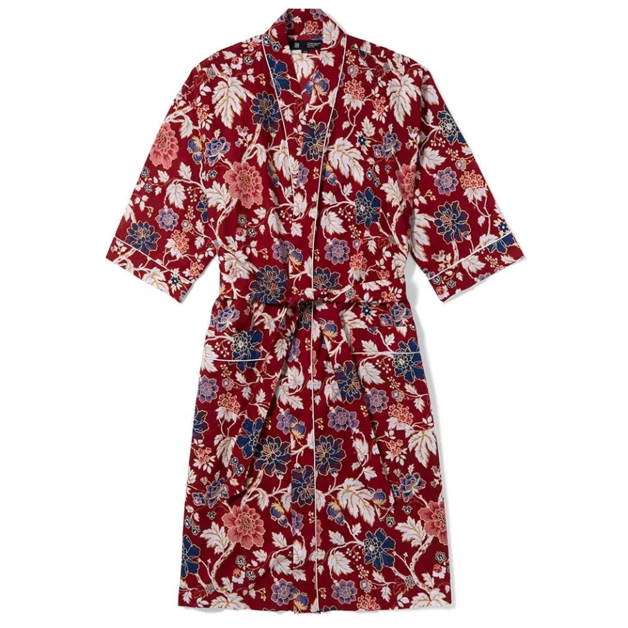 The Met Store Lyon Floral Cotton Women's Robe* Clothing