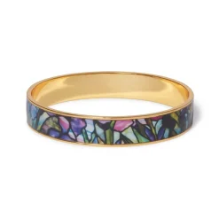 The Met Store Magnolias and Irises Enamel Bangle* Bracelets