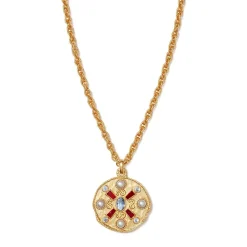 The Met Store Medieval Stone Medallion Pendant Necklace* Necklaces