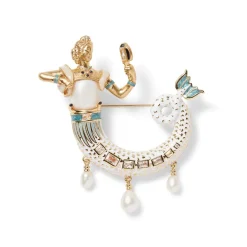The Met Store Mermaid Baroque Pearl Brooch* Pins & Brooches