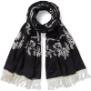 The Met Store Met Florals Embroidered 50th Anniversary Shawl* Scarves & Wraps