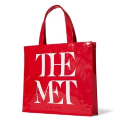 The Met Store Met Logo Vinyl Tote* Bags