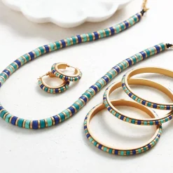 The Met Store Middle Kingdom Cylindrical Bead Bangles* Bracelets