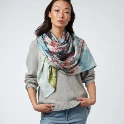 The Met Store Monet Blooms Double-Sided Square Silk Scarf* Scarves & Wraps
