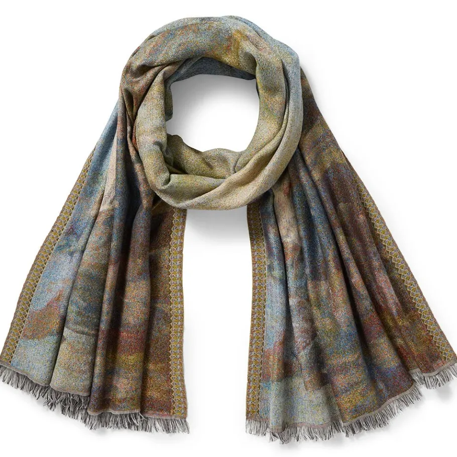 The Met Store Monet Bridge and Water Lilies Shawl* Scarves & Wraps
