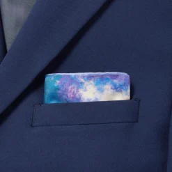 The Met Store Monet Morning on the Seine Silk Pocket Square* Small Accessories
