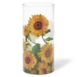 The Met Store Monet Sunflowers Glass Vase* Tableware|Decorative Accents