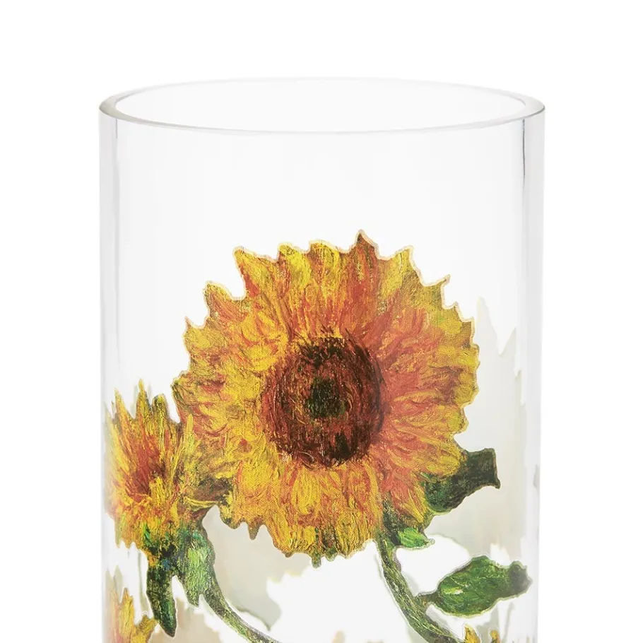 The Met Store Monet Sunflowers Glass Vase* Tableware|Decorative Accents