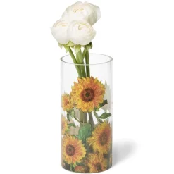 The Met Store Monet Sunflowers Glass Vase* Tableware|Decorative Accents