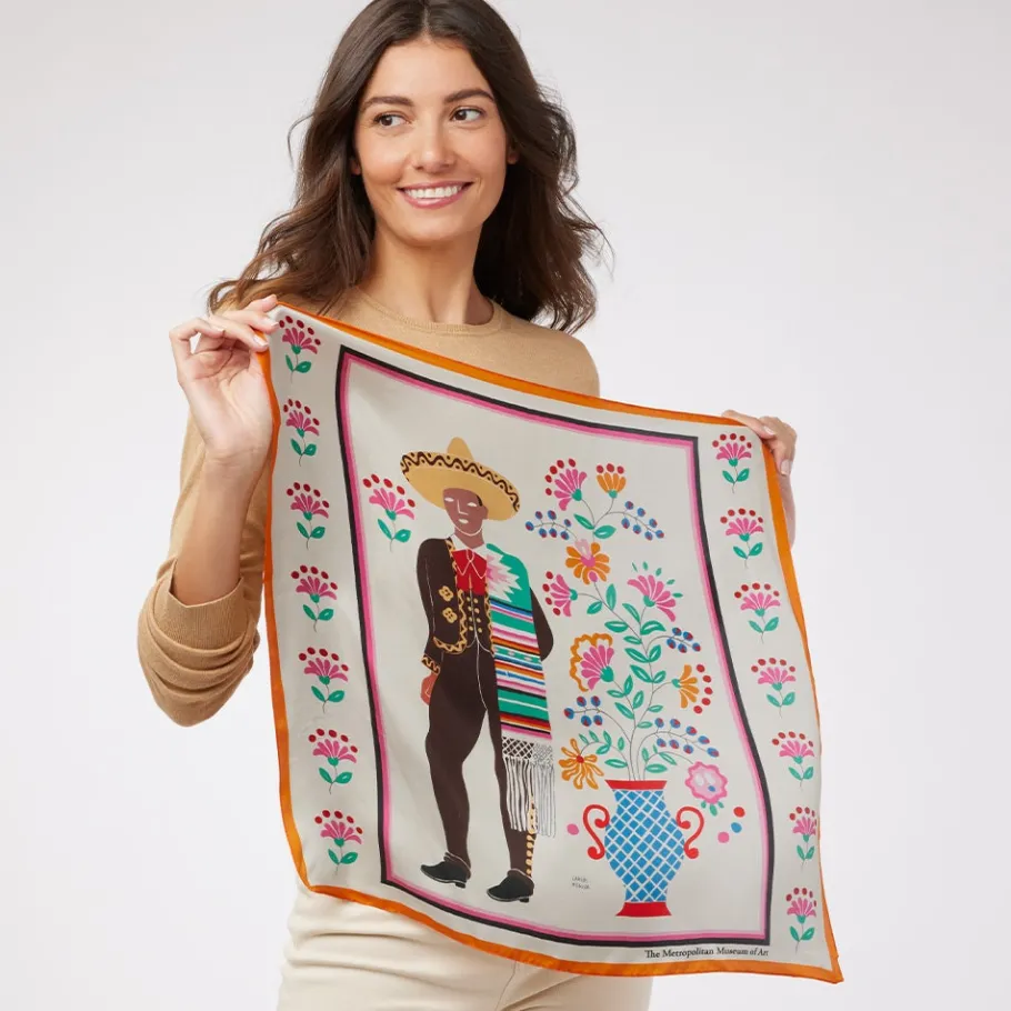 The Met Store Mérida Saltillo Dress Silk Neckerchief* Scarves & Wraps