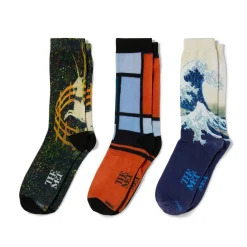 The Met Store Museum Favorites Men's Gift-Boxed Sock Set* Small Accessories