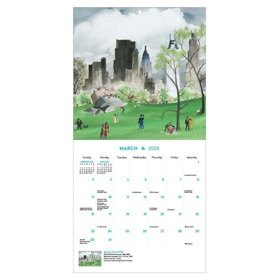 The Met Store New York in Art Mini Wall Calendar 2025* Calendars