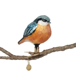 The Met Store Nuthatch Handmade Glass Ornament* Ornaments