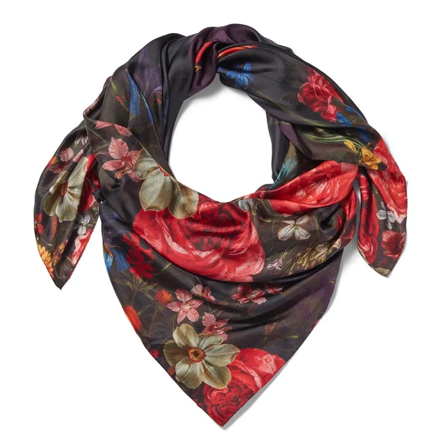 The Met Store Peeters Bouquet of Flowers Oversize Oblong Scarf* Scarves & Wraps