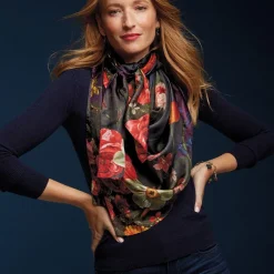 The Met Store Peeters Bouquet of Flowers Oversize Oblong Scarf* Scarves & Wraps