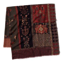 The Met Store Persian Garden Oversize Square Wool Scarf* Scarves & Wraps