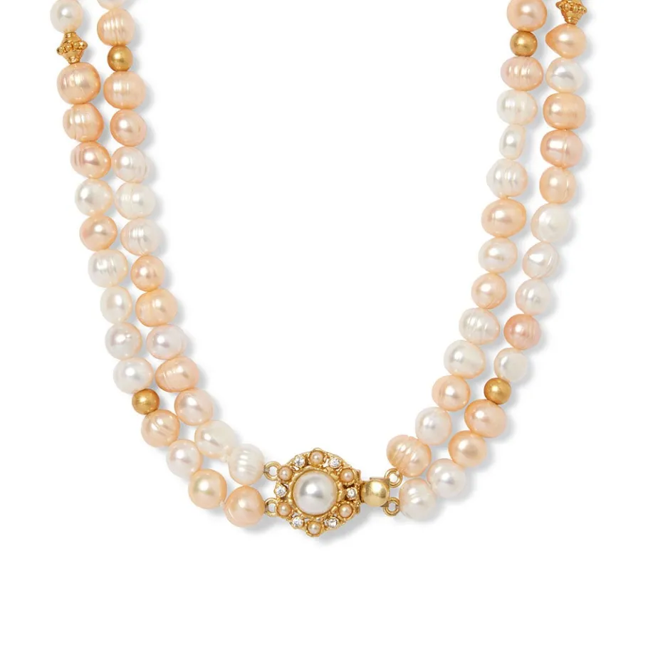 The Met Store Philippine Pearl Double-Strand Necklace and Linear Drop Earrings Set* Jewelry Sets
