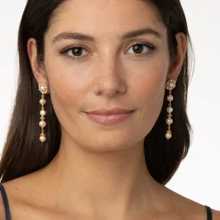 The Met Store Philippine Pearl Linear Drop Earrings* Earrings